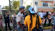 Fuerzas policiales reprimen protesta en FUNGLODE
