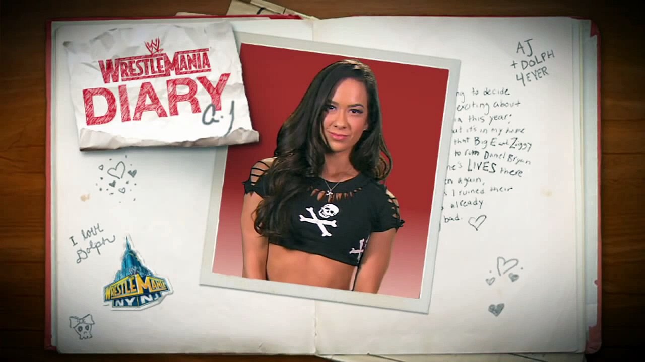WrestleMania 29 Diary - AJ Lee prepares her WrestleMania entrance: WWE.com Exclusive, April 7, 2013