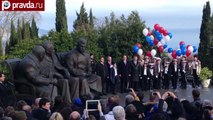 Monument to Stalin inaugurated in Crimea