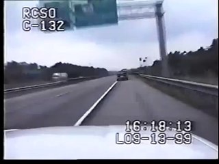 Police shot at by a get away driver