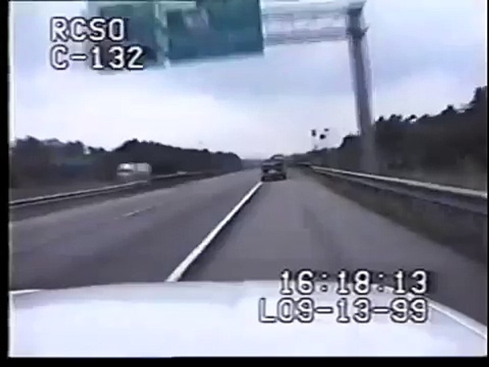 Police shot at by a get away driver