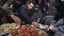 Syrian President Bashar al-Assad celebrates New Year (2015) in his own way