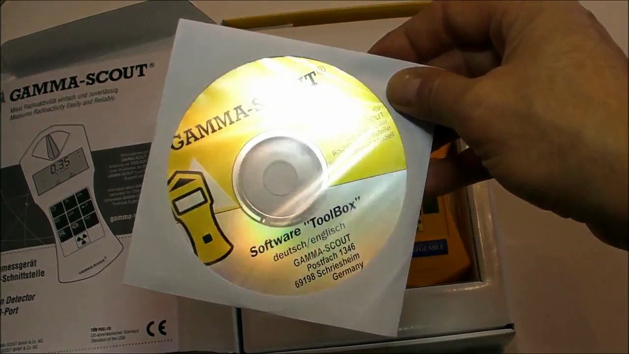 Gamma-Scout ® Rechargeable -  mit Ticker, Alarm- u. Ladefunktion - Geigerzähler - Geiger Counter