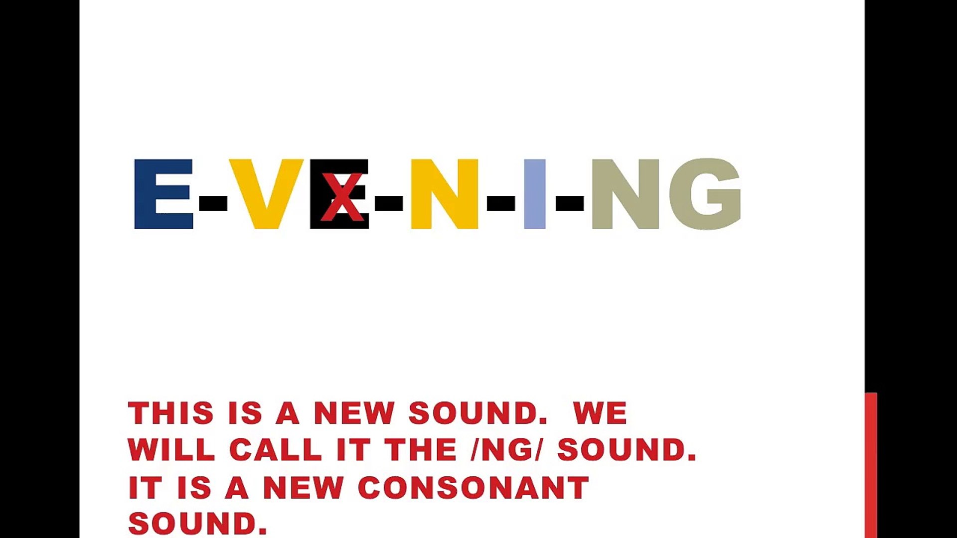 ⁣Learning the 44 Sounds of English for Beginning Students: Video 8-The /NG/ and French Sounds