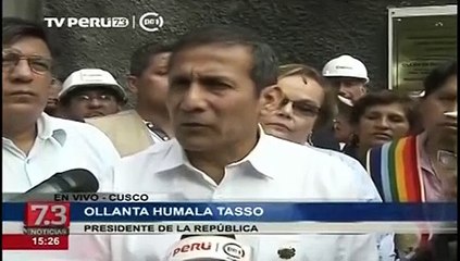 Ollanta Humala no descartó llamar a legislatura extraordinaria