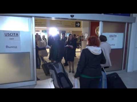 Icaro tv. Primo atterraggio all'aeroporto Fellini dopo il lungo stop