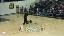 Mascot Tryouts 2012-2013 at Nederland High School