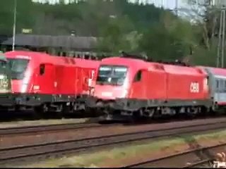 ÖBB InterCity beim längsten Lokzug der Öbb für die EM 2008