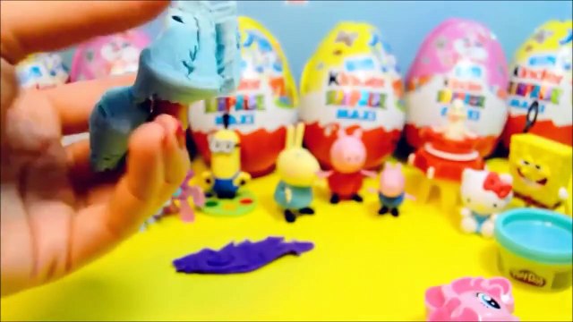 HELLO KITTY SURPRISE BASKET - Play Doh Egg Mermaid Princess Pets Sofia MLP LPS Peppa Pig Toys