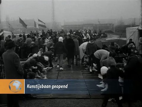 Kunstijsbaan geopend - 1961