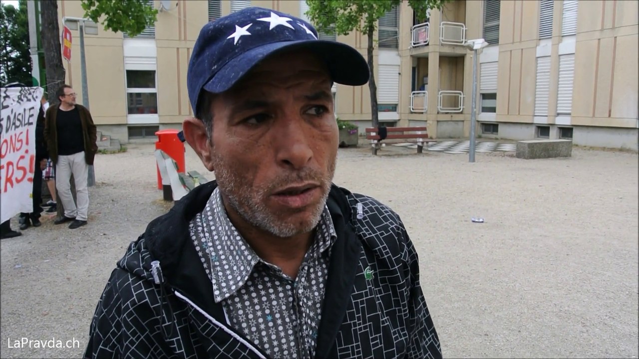 Rencontre avec un  requérant  débouté en colère au  foyer des   Tattes (Vernier, Genève),  le 15 juin 2015 (ENGLISH SUBTITLES !)
