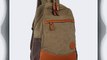 Qossi Hot Sale Casual Style Canvas Backpack Travel Bag For Men Khaki