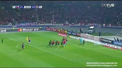 Raúl Jiménez Goal Chile 1-2 Mexico 15.06.2015