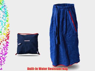 Roomel - Changing Room in a Towel (Navy/Red - Blue/Red)