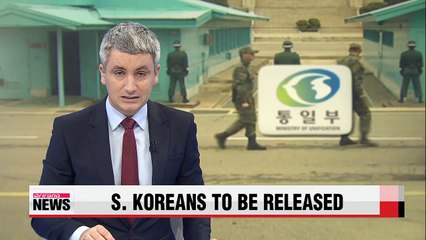 N. Korea to release two S. Koreans on Wednesday