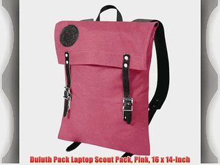 Duluth Pack Laptop Scout Pack Pink 16 x 14-Inch