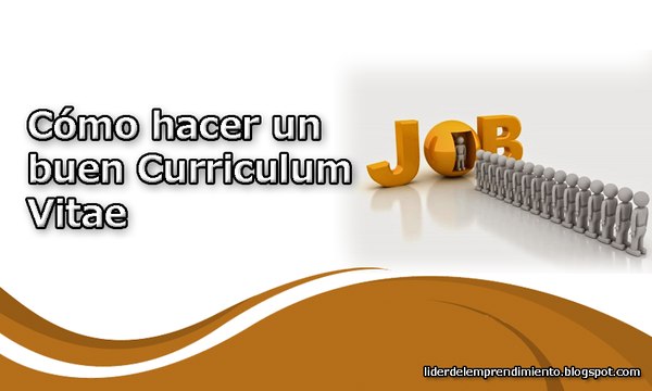Como hacer un buen curriculum vitae