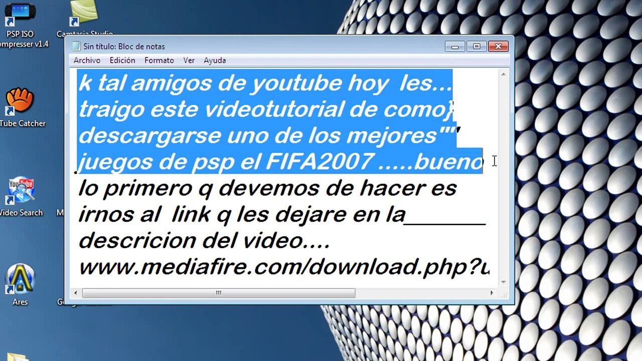 como descargar FIFA07 para psp x mediafire HD