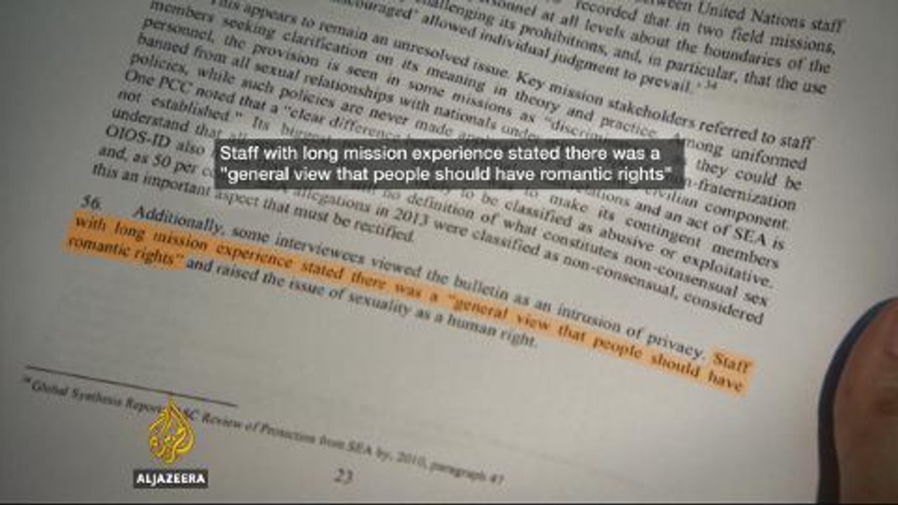 UN peacekeepers accused of sexual abuse