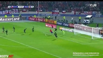 Jorge Valdivia Incredible Chance Almost 4:3 | Chile vs Mexico 15.06.2015