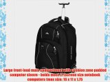 High Sierra Freewheel Wheeled Book Bag Backpack Navy/Charcoal/BlackOne Size