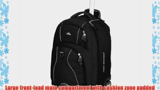 High Sierra Freewheel Wheeled Book Bag Backpack Navy/Charcoal/BlackOne Size