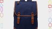Kenox Vintage College Backpack School Bookbag Canvas Laptop Backpack (Blue)
