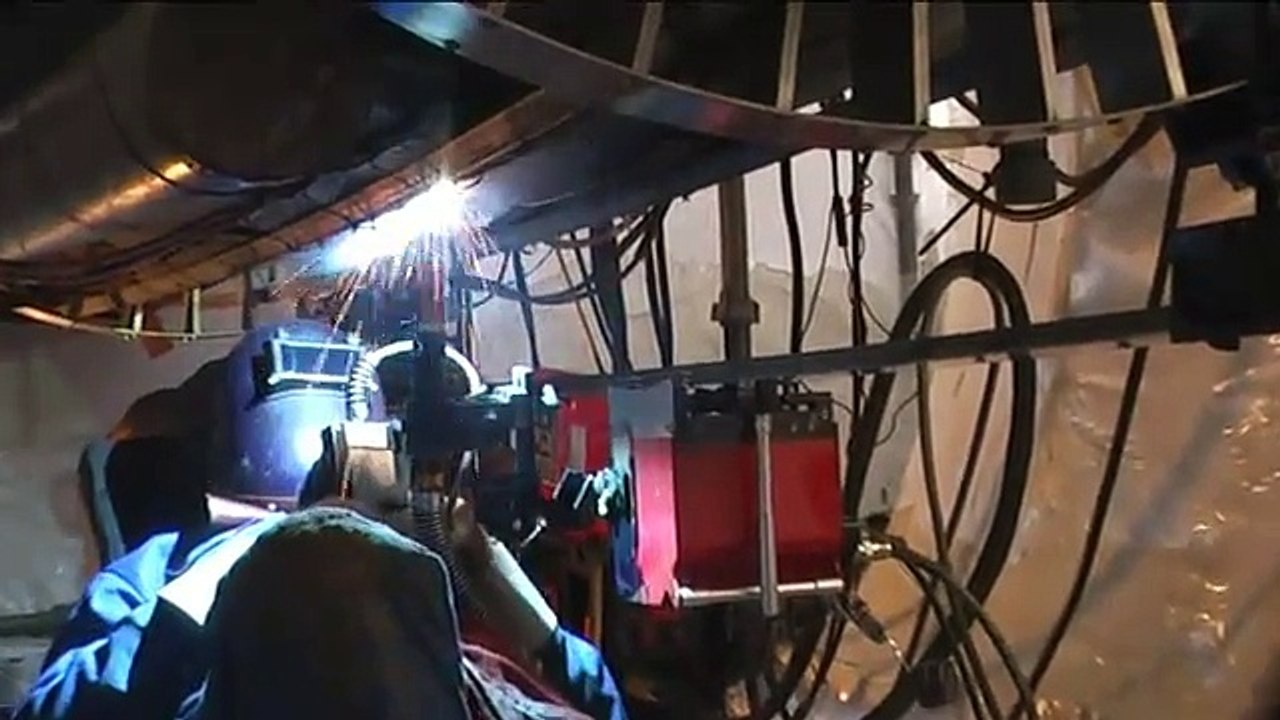 LoneStar Automatic Welding System gas transporting pipelines GASUNIE