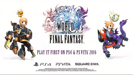 [PS4] World of Final Fantasy - GAMEPLAY Trailer [1080p 60FPS HD] | E3 2015