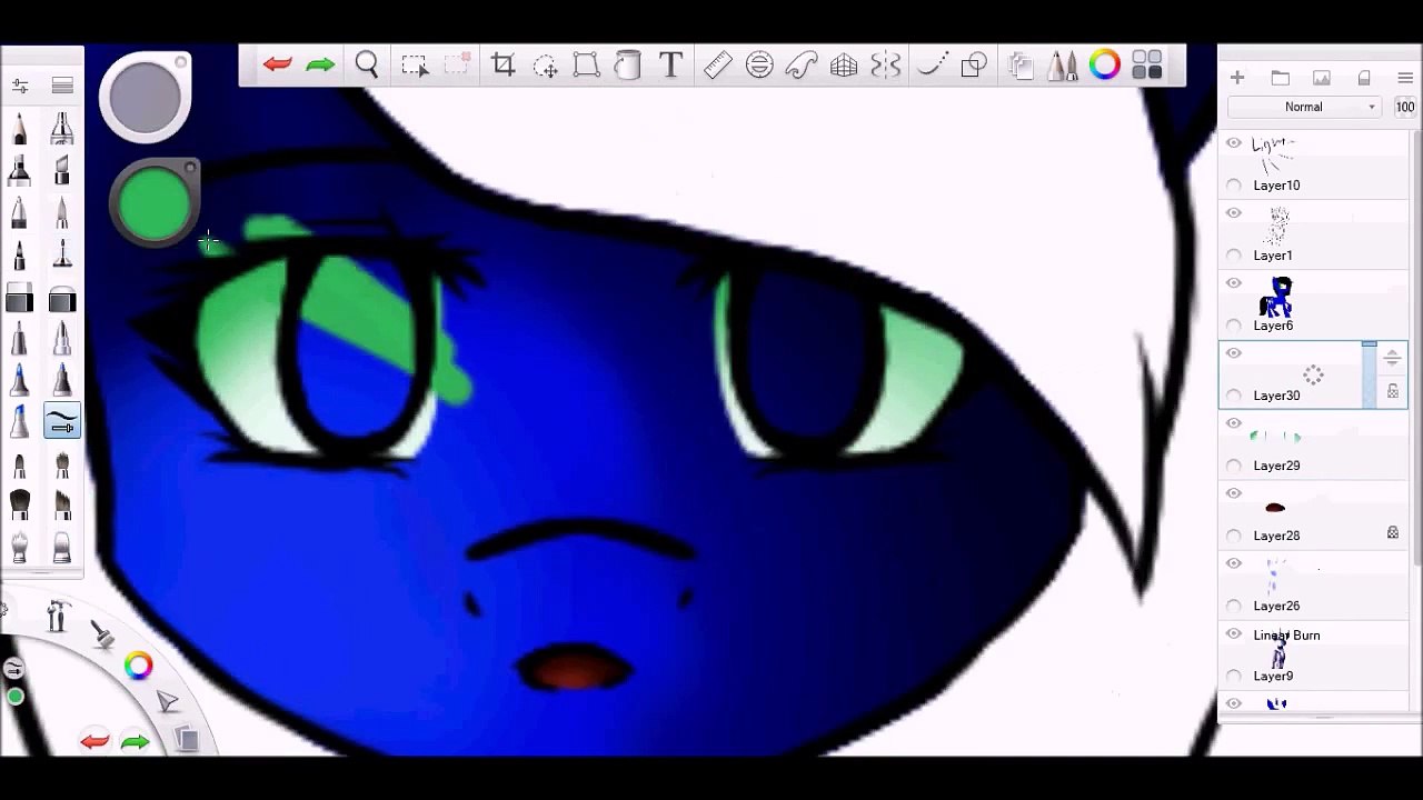 Mlp OC Speedpaint - Mizmo the Changeling