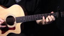 how to play Norwegian Wood on guitar by The Beatles acoustic guitar lesson tutorial
