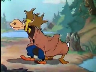 1937 Mickey Mouse, Donald Duck, Goofy Moose Hunters