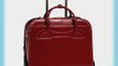 McKlein 17 Willowbrook Red Italian Leather Detachable-Wheeled Ladies' Notebook Briefcase