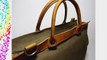 Samic? Handcrafted Leisure Style Genuine Leather Canvas Handbag / Tote Bag / Laptop Bag / Weekend