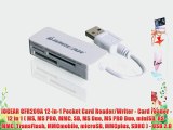 IOGEAR GFR209A 12-in-1 Pocket Card Reader/Writer - Card reader - 12 in 1 ( MS MS PRO MMC SD