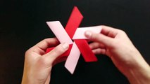 How to Make a Transforming origami  Ninja Star