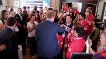 Prince Harry visits Canadian Olympians / Le prince Harry visite les Olympiens canadiens