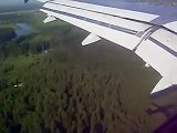 A320 Air Moldova landing in Domodedovo