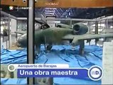 Maqueta A-10 Thunderbolt de Camilo García Rojo expuesta en Aeropuerto Barajas