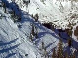 Riding the Tram at Snowbird Ski Resort, 2010