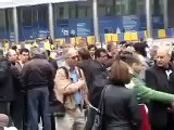 Protest against Iranian Minister Mottakis visit in Brussels - Belgium 1 June 2010