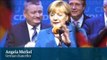 Angela Merkel celebrates victory in German election