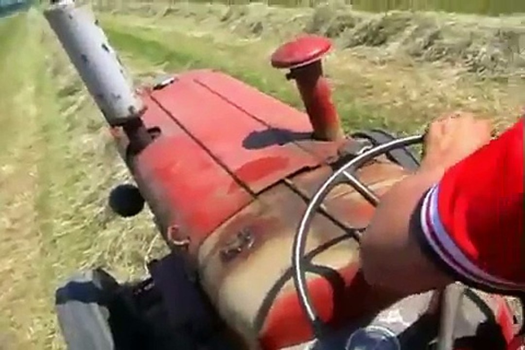 Volvo BM 350 Hooiladen met Miedema LT Film 3/2