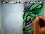 Drawing Spiderman & Green Goblin [Hombre Araña y Duende Verde] by EFQ