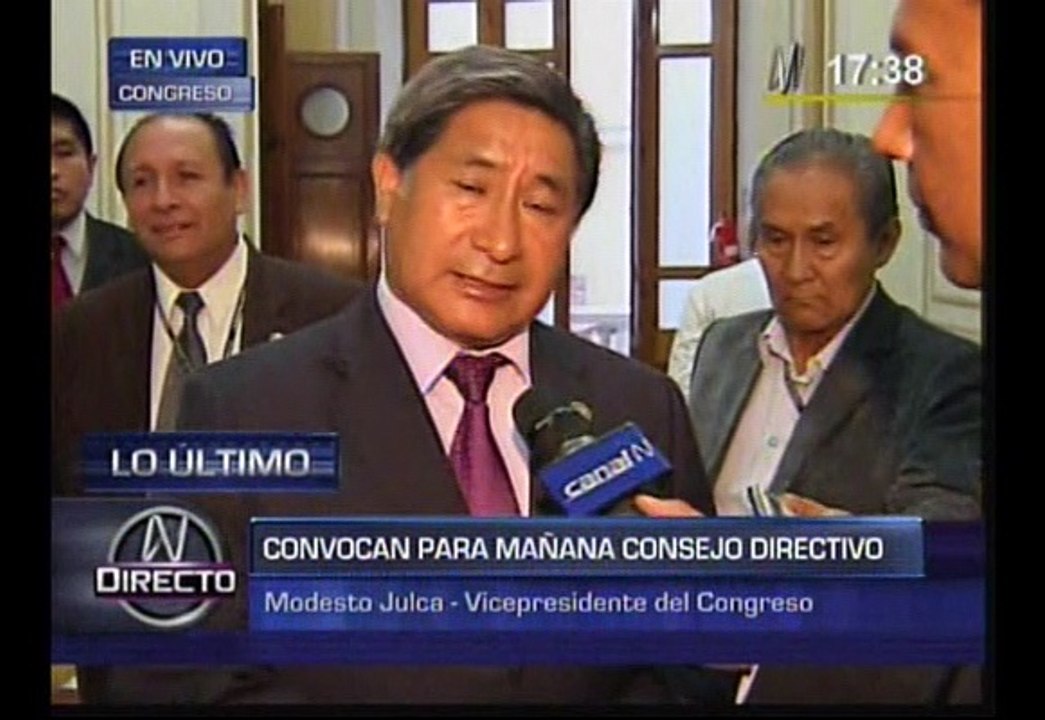 Consejo Directivo decidirá mañana desafuero de Alejandro Yovera