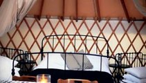 Yurt at Yurtcamp Devon UK, The Ultimate glamping and family camping holiday