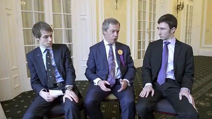 Ashville College Students interview UKIP leader Nigel Farage - April 2013