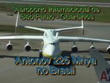 Antonov 225 Mriya, o Maior do Mundo no Brasil - Pouso filmado da Torre de Controle