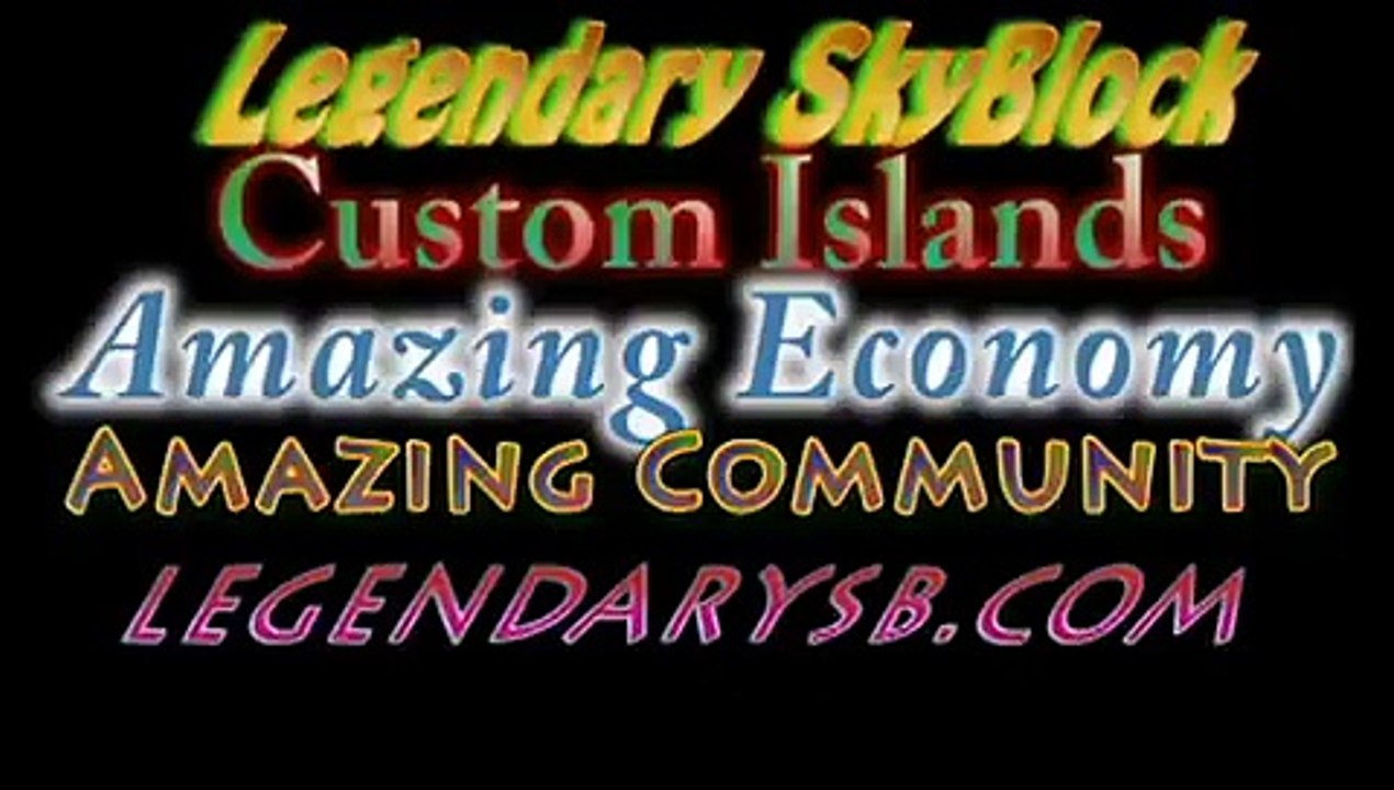 Minecraft Skyblock server! 1.7.2-1.8.4