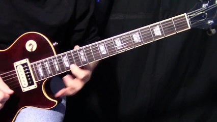 how to play Jump by Van Halen guitar solo lesson